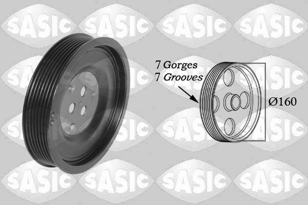 Puleggia cinghia, Albero a gomiti - 2156089 SASIC