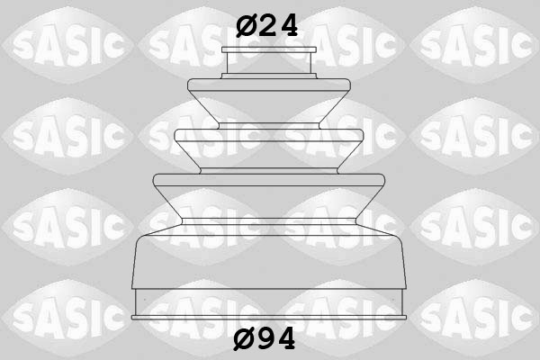 Kit cuffia, Semiasse - 2873493 SASIC