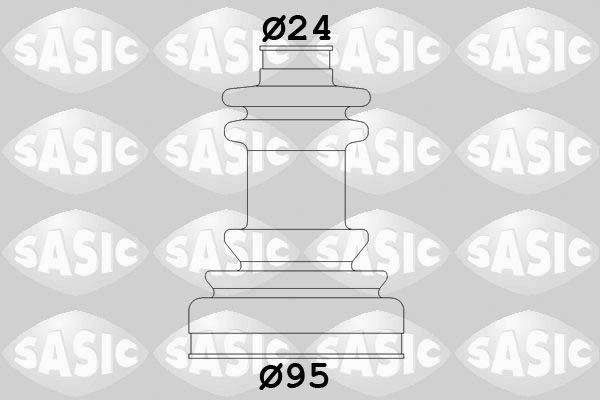 Kit cuffia, Semiasse - 2933423 SASIC