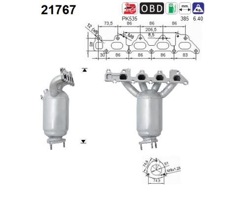 Catalytic Converter - 21767 AS