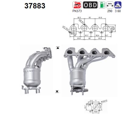Catalizzatore - 37883 AS