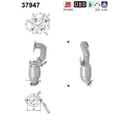 Catalytic Converter - 37947 AS