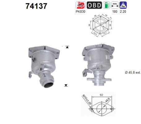 Catalizzatore - 74137 AS