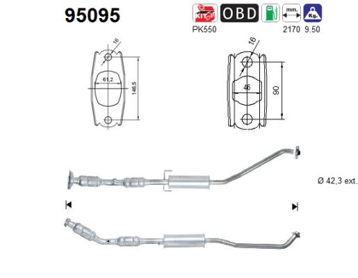 Catalizzatore - 95095 AS