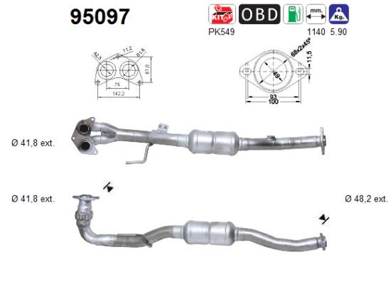 Catalizzatore - 95097 AS