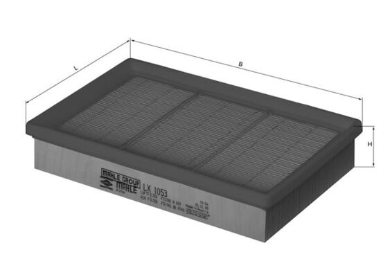 Filtro aria - LX 1053 MAHLE