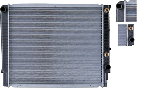 Radiator, engine cooling - CR 658 000S MAHLE