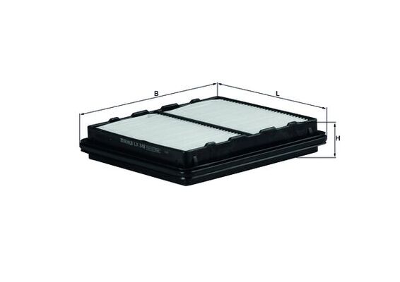 Air Filter - LX 848 MAHLE