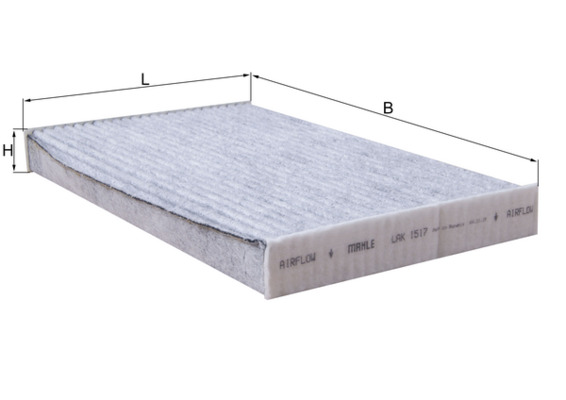 Filter, interior air - LAK 1517 MAHLE