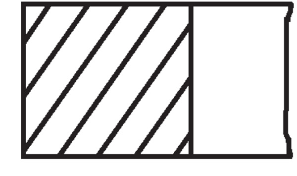 Piston Ring Kit - 028 RS 10103 0N0 MAHLE
