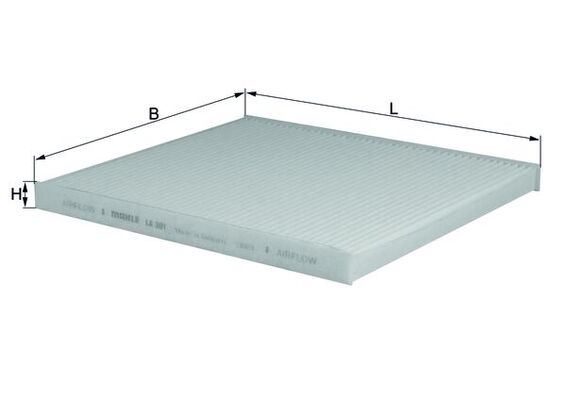 Filter, interior air - LA 301 MAHLE