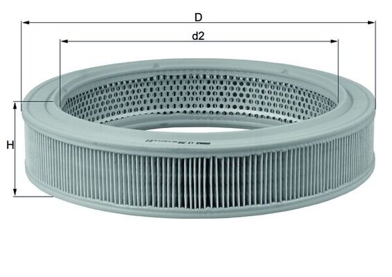 Air Filter - LX 208 MAHLE
