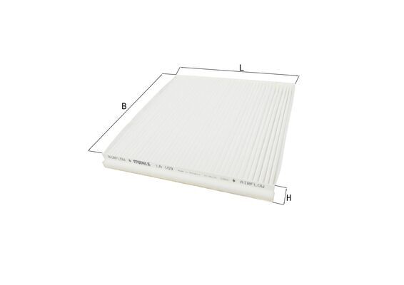 Filtro, Aria abitacolo - LA 109 MAHLE
