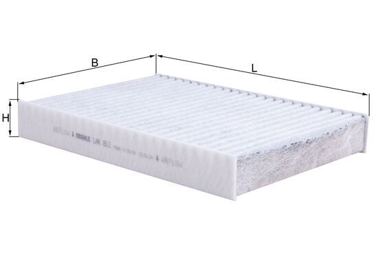 Filter, interior air - LAK 811 MAHLE
