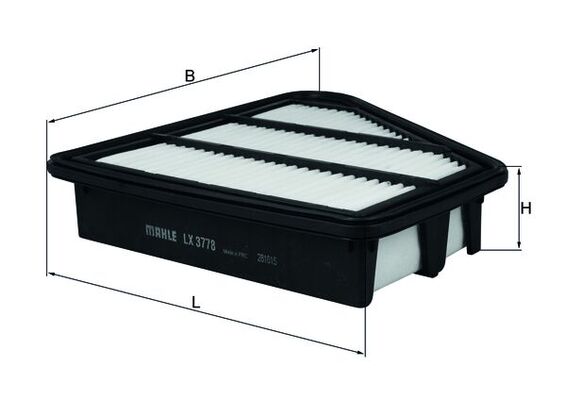 Air Filter - LX 3778 MAHLE