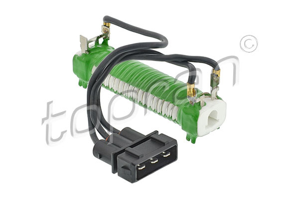 Pre-resistor, electro motor radiator fan - 115 557 TOPRAN
