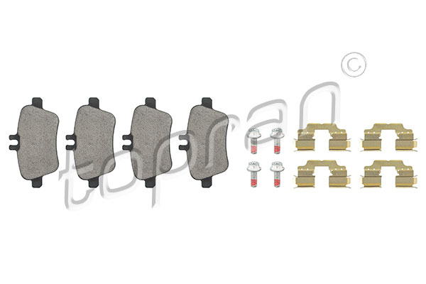 Kit pastiglie freno, Freno a disco - 408 552 TOPRAN