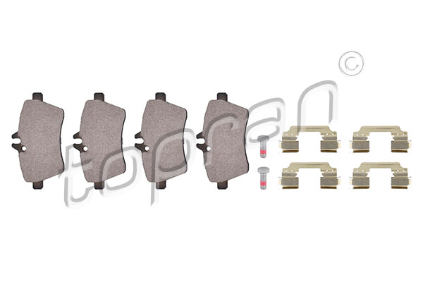 Brake Pad Set, disc brake - 401 648 TOPRAN