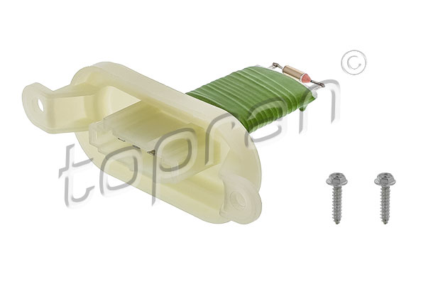 Resistor, interior blower - 701 813 TOPRAN