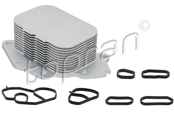 Oil Cooler, engine oil - 723 123 TOPRAN