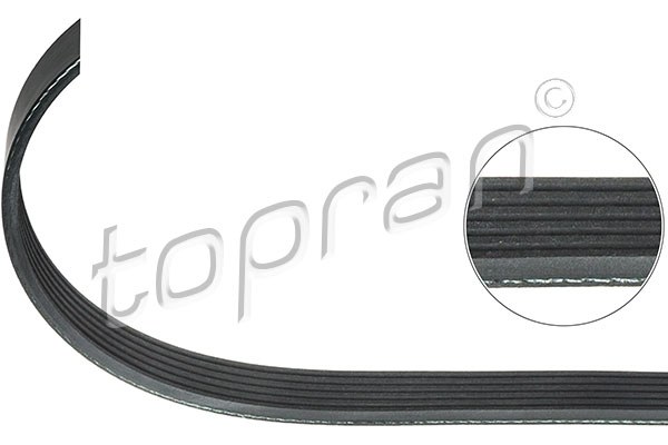 V-Ribbed Belt - 207 892 TOPRAN
