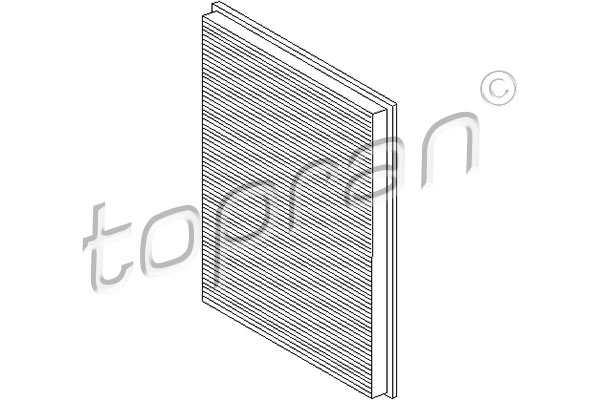 Filter, interior air - 108 408 TOPRAN