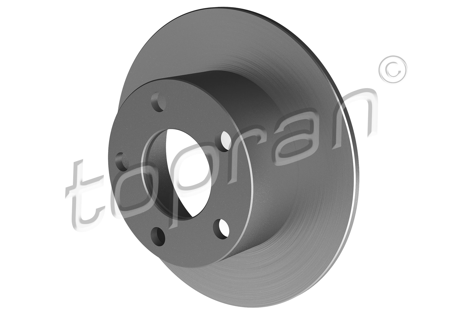 Brake Disc - 103 757 TOPRAN
