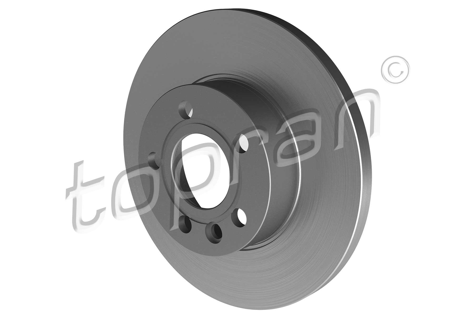 Brake Disc - 108 507 TOPRAN