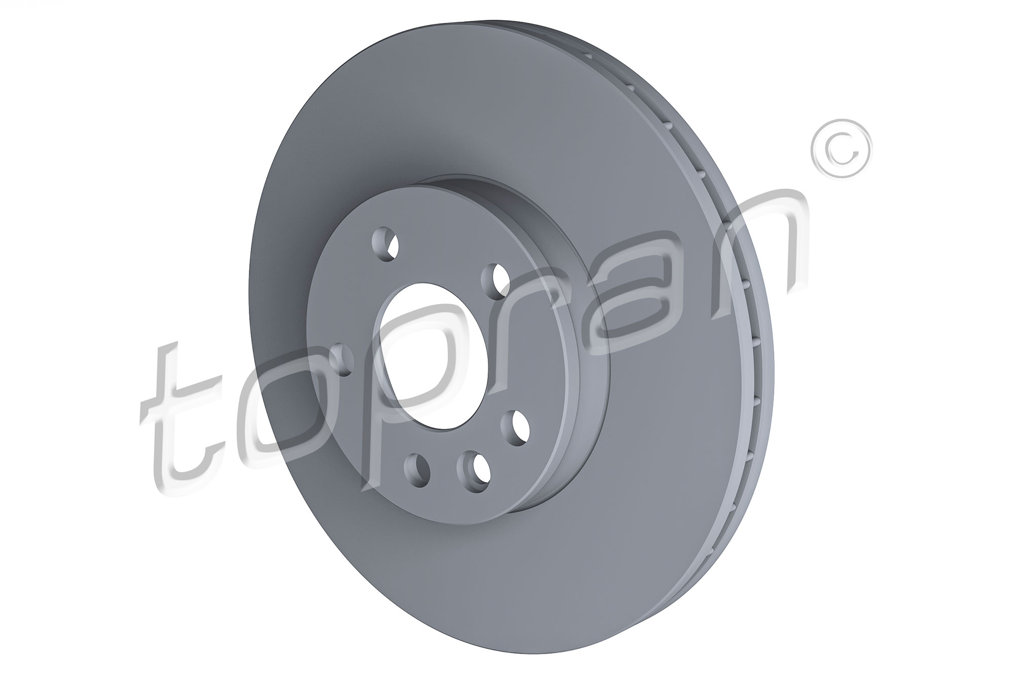 Brake Disc - 109 523 TOPRAN