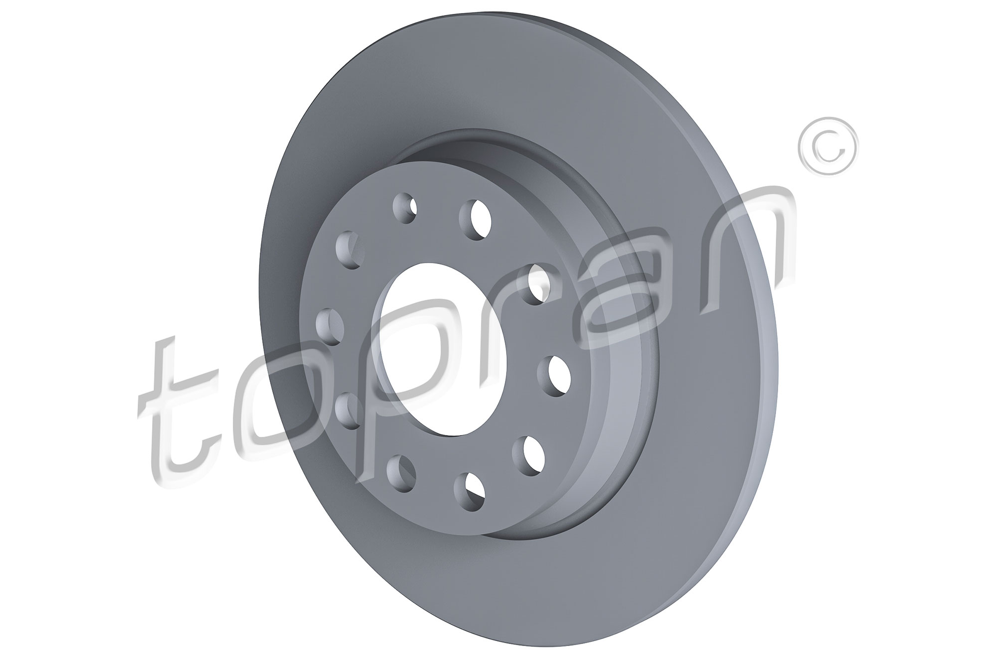 Brake Disc - 109 527 TOPRAN