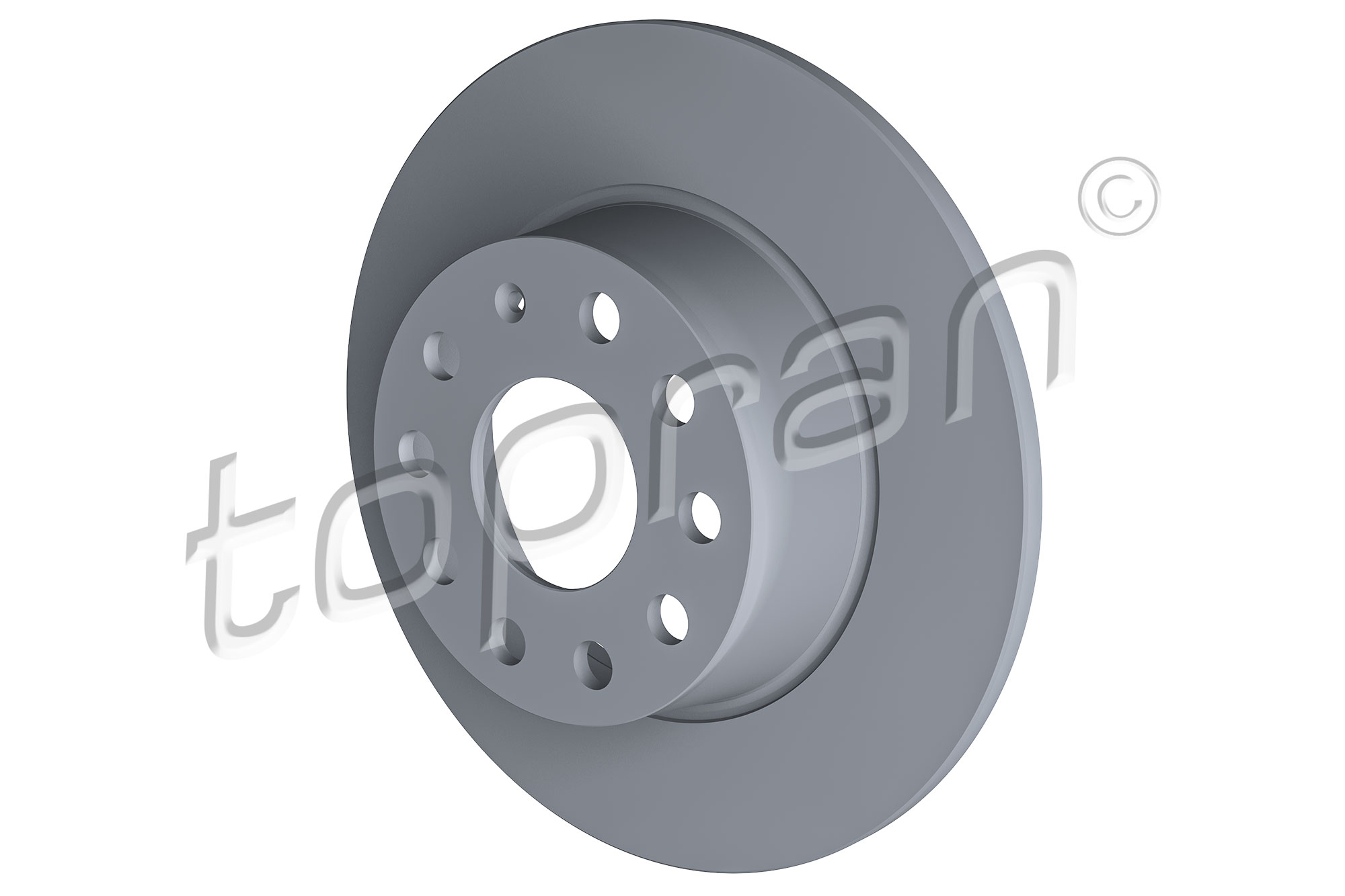 Brake Disc - 117 600 TOPRAN