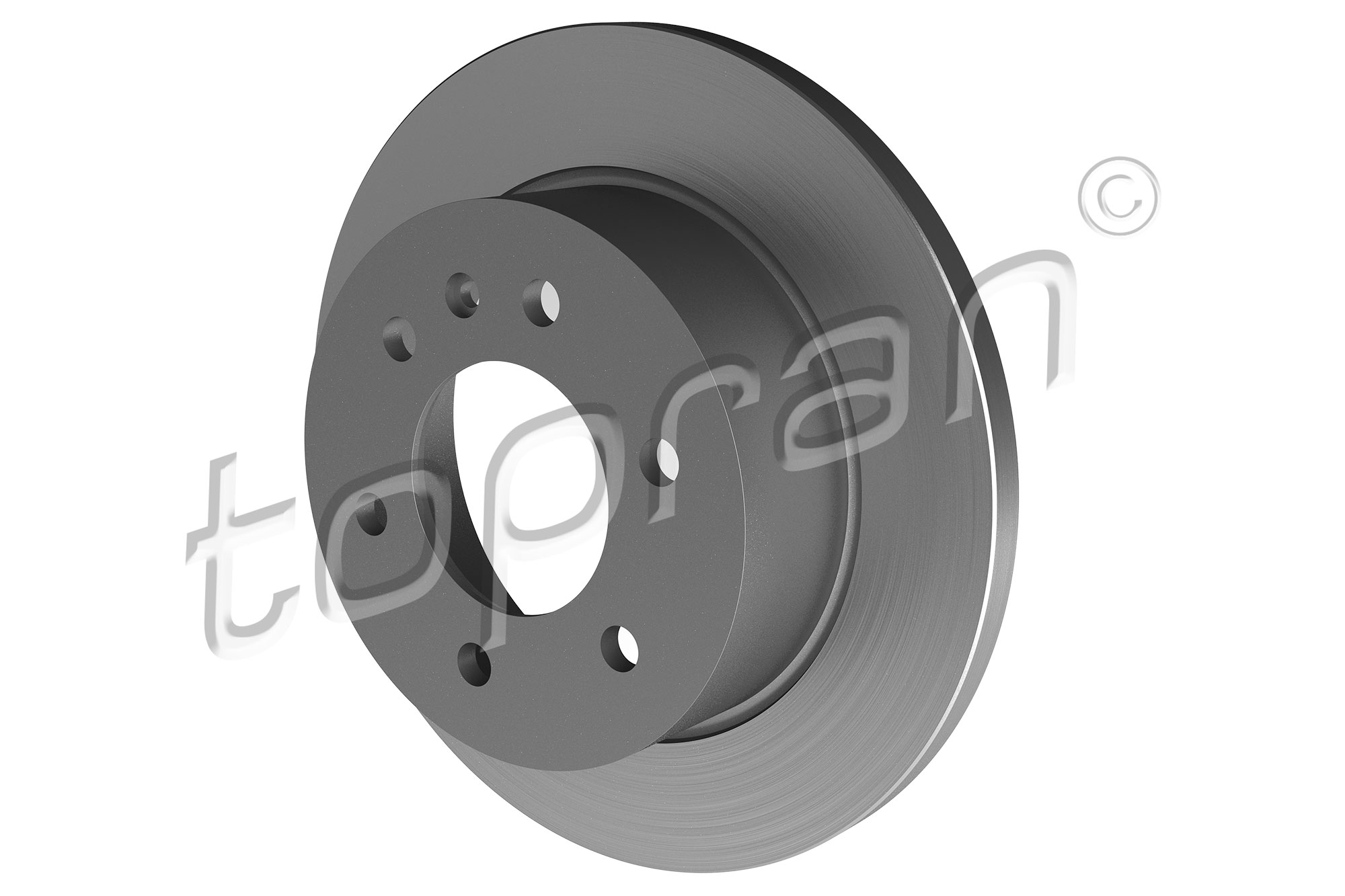 Brake Disc - 111 654 TOPRAN