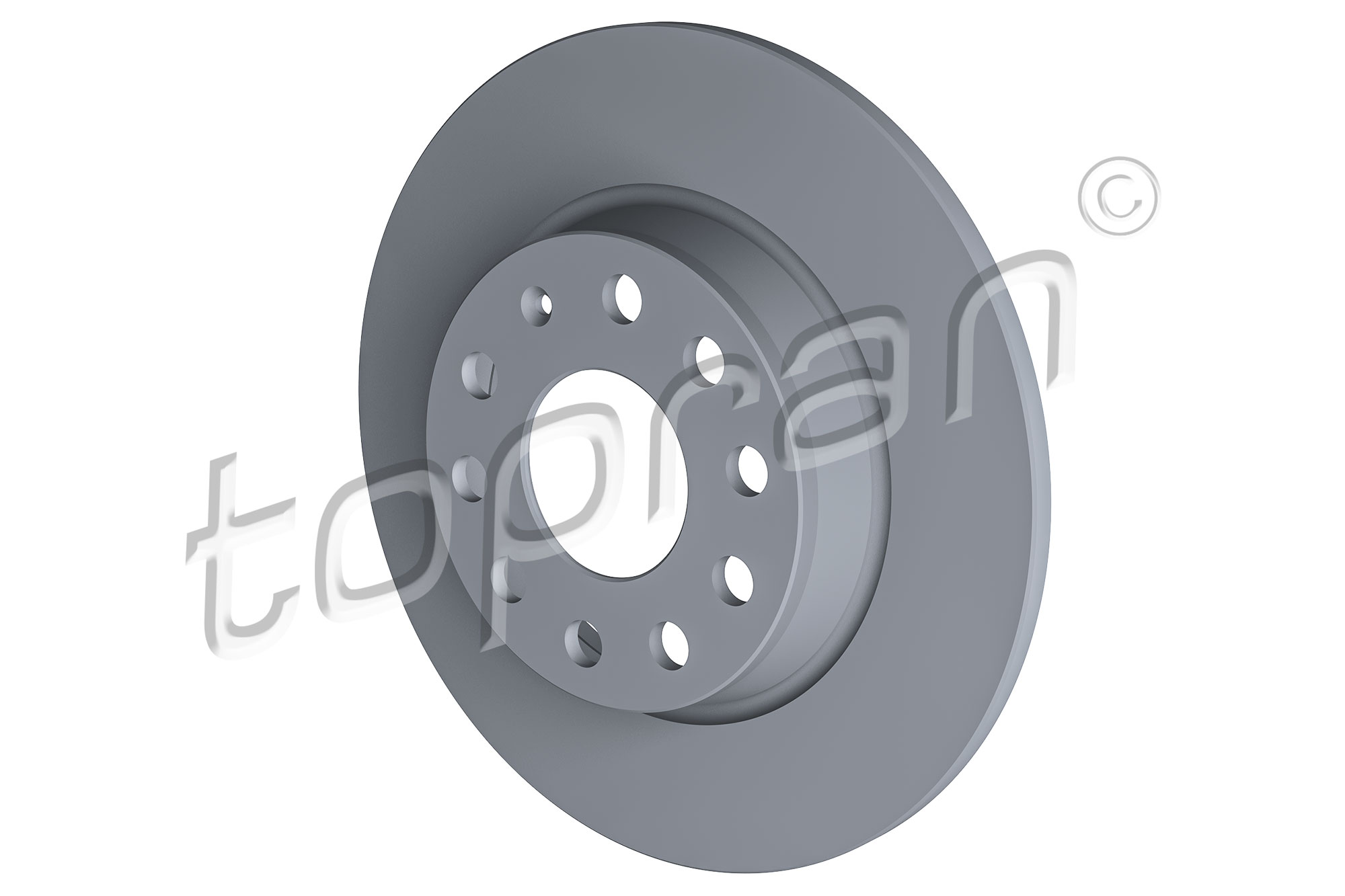 Brake Disc - 114 027 TOPRAN