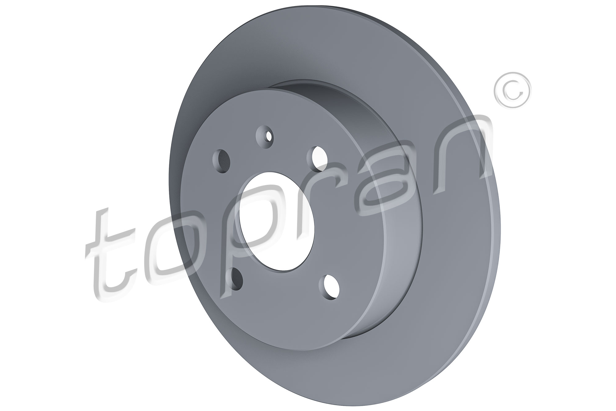 Brake Disc - 205 525 TOPRAN