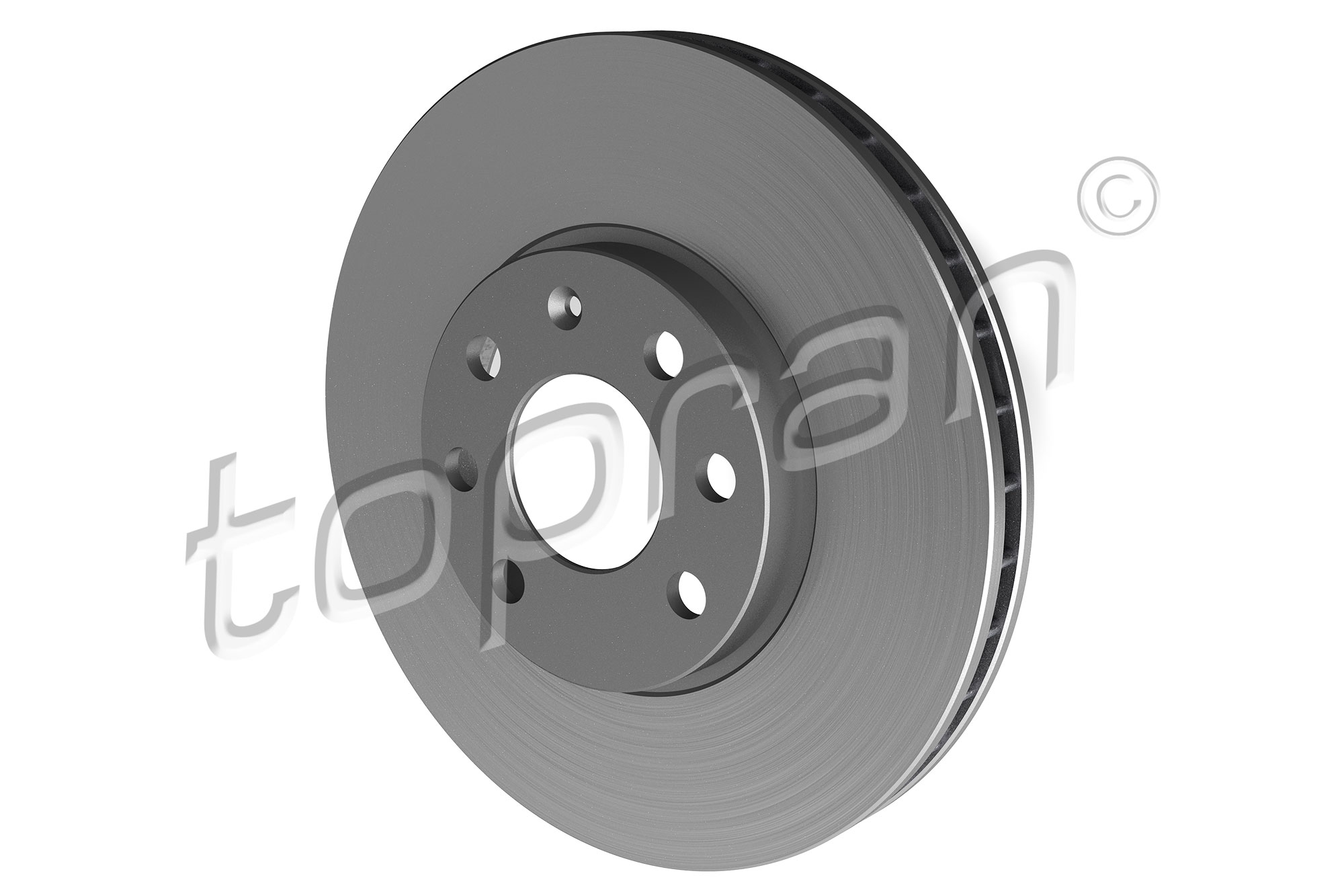Brake Disc - 206 120 TOPRAN