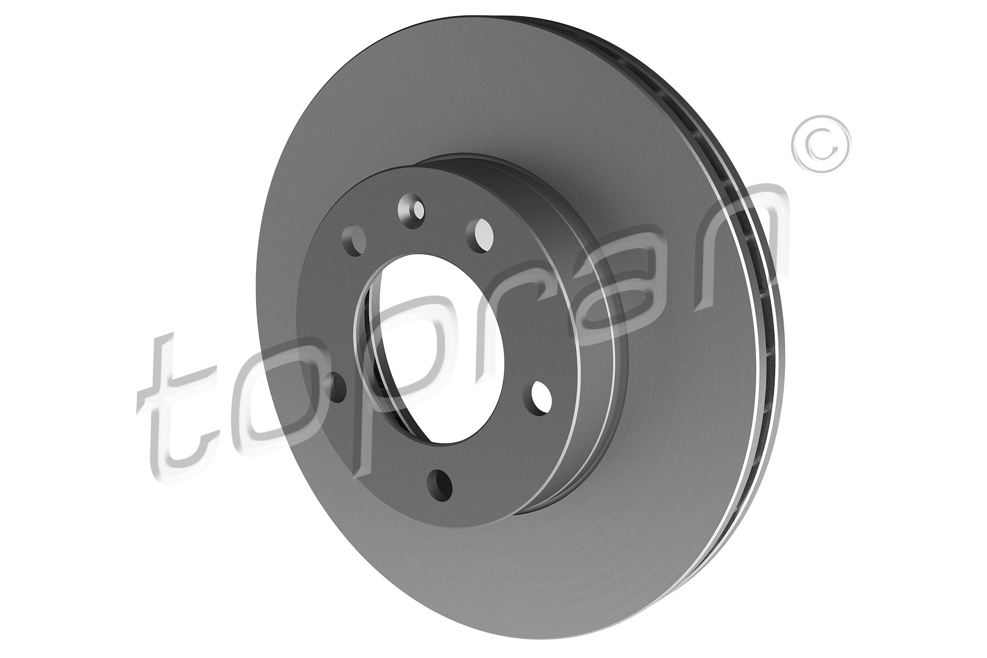 Brake Disc - 207 070 TOPRAN