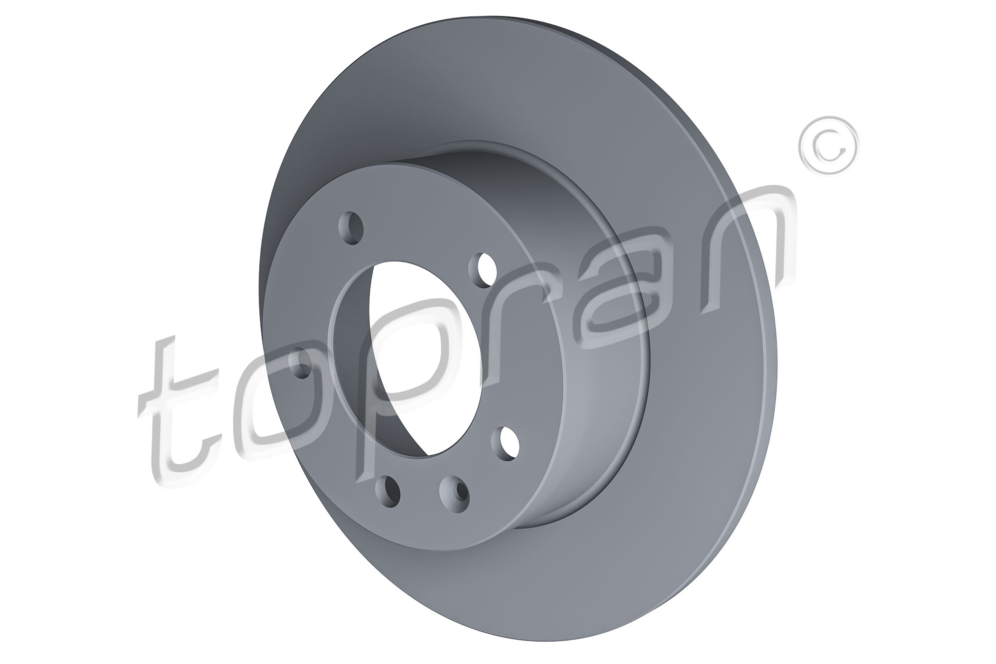 Brake Disc - 208 236 TOPRAN