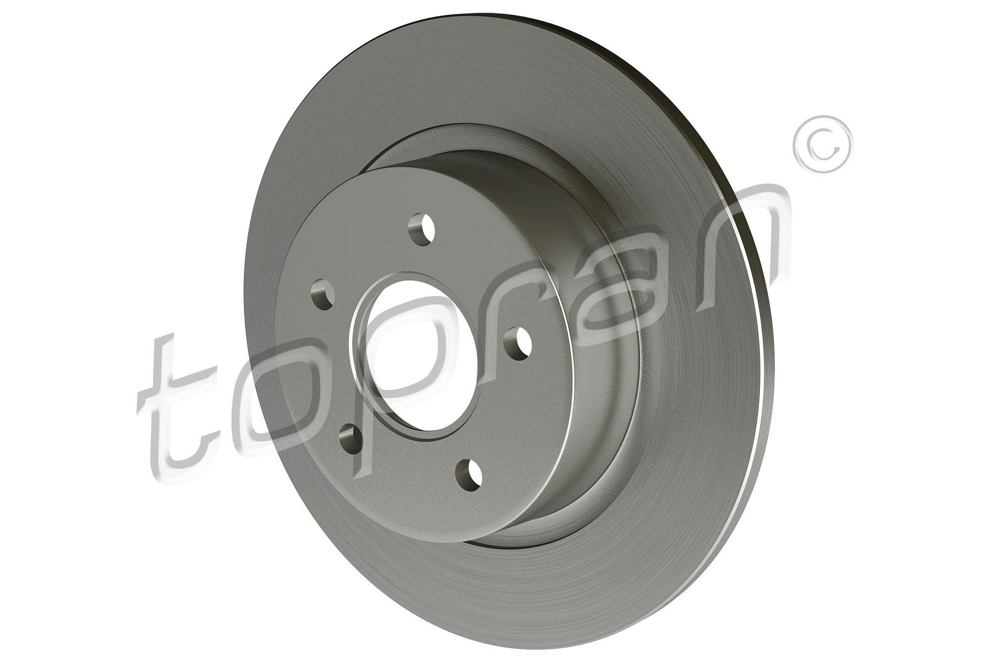 Brake Disc - 302 249 TOPRAN