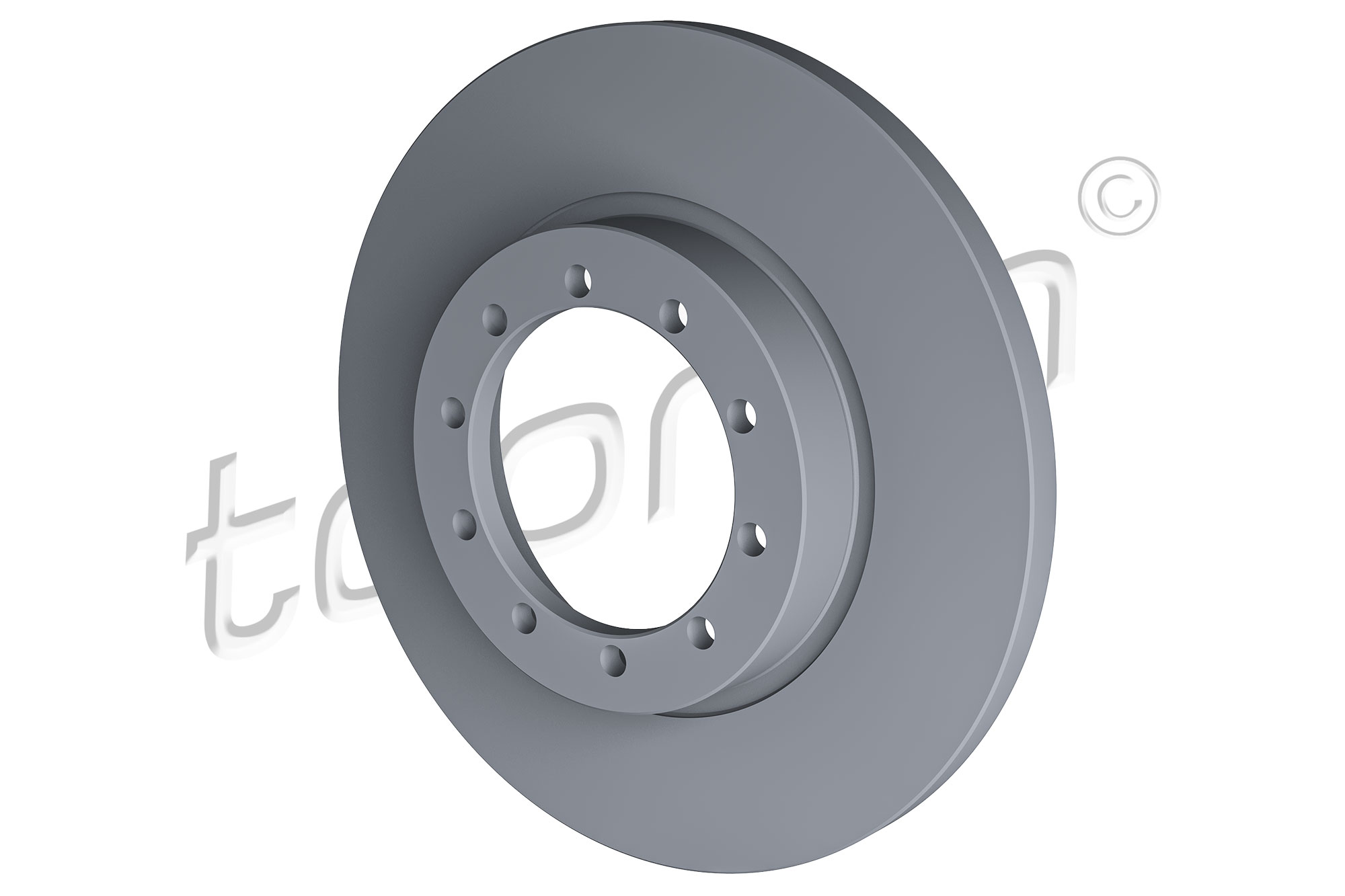 Brake Disc - 304 616 TOPRAN