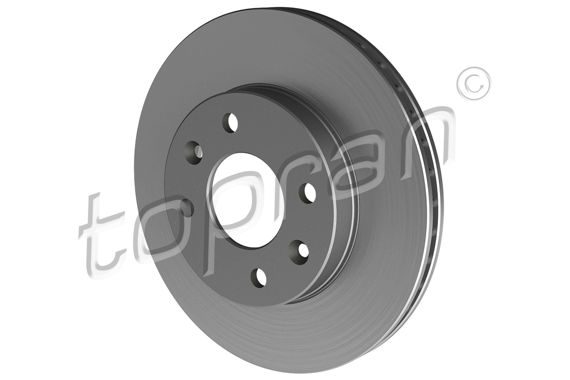 Brake Disc - 700 176 TOPRAN