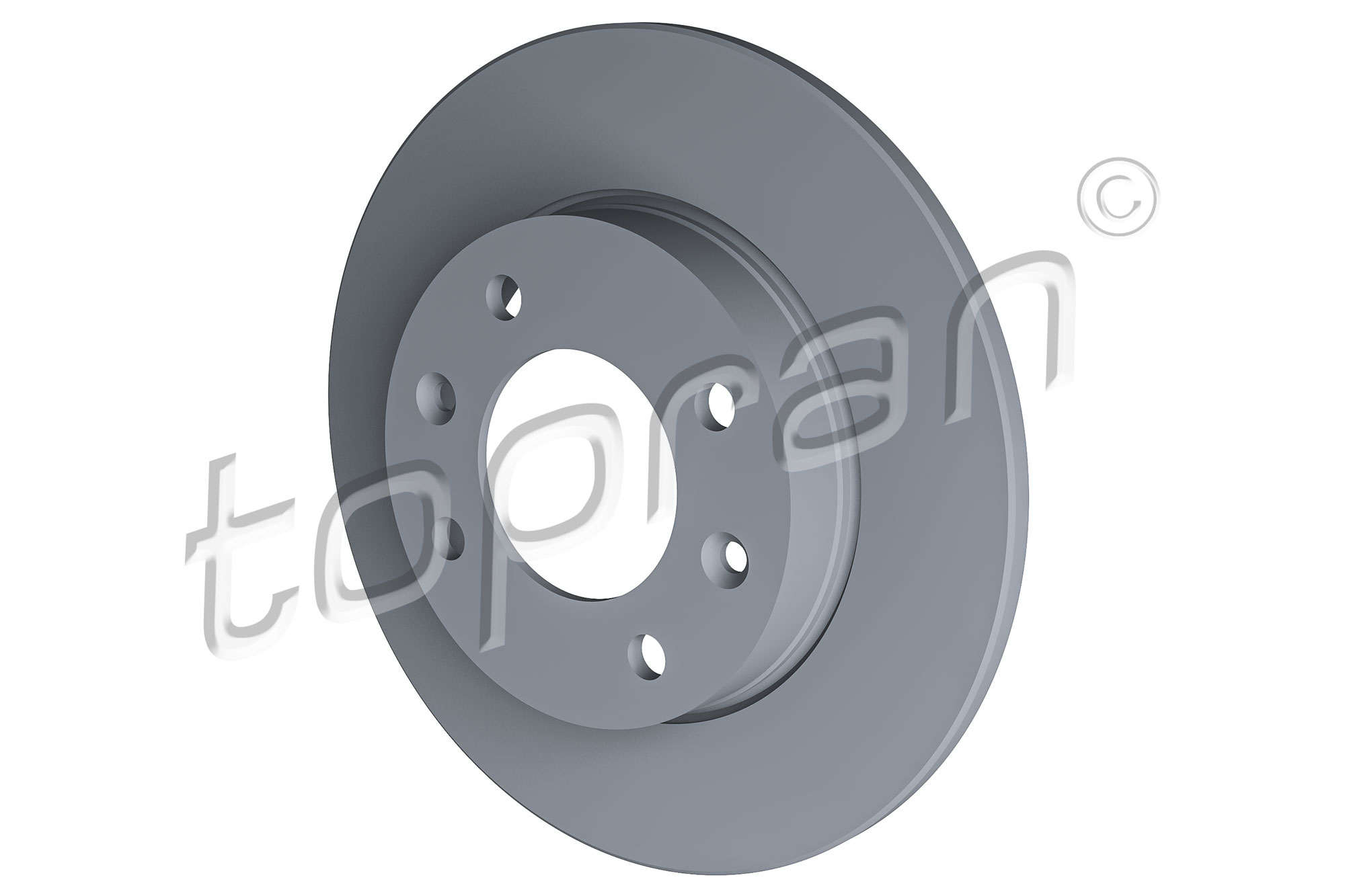 Brake Disc - 721 182 TOPRAN