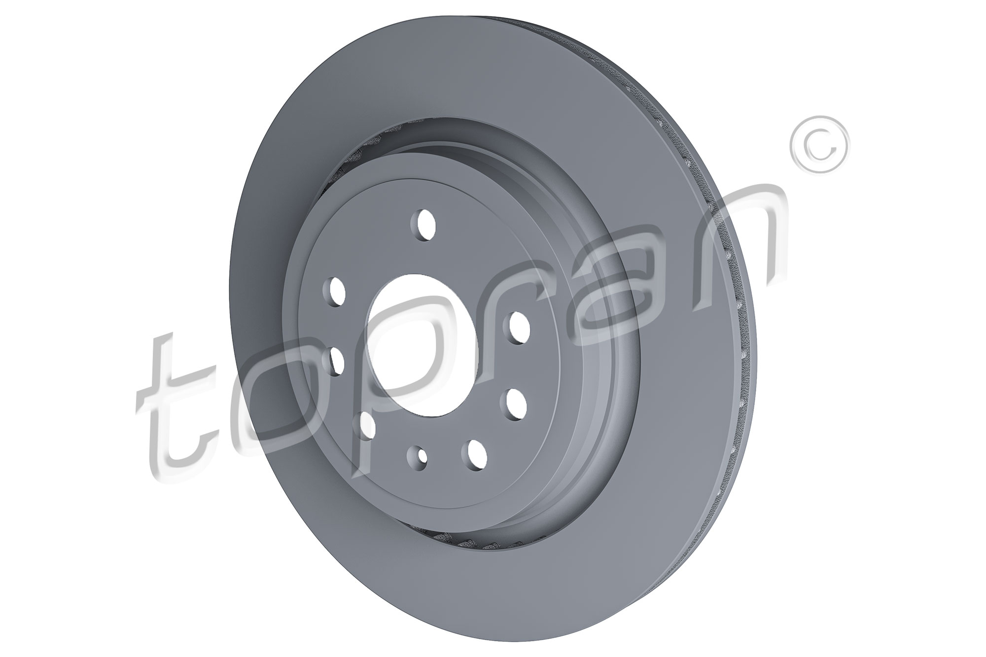 Brake Disc - 206 859 TOPRAN