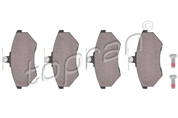 Brake Pad Set, disc brake - 103 529 TOPRAN