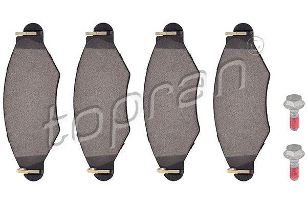 Brake Pad Set, disc brake - 721 233 TOPRAN