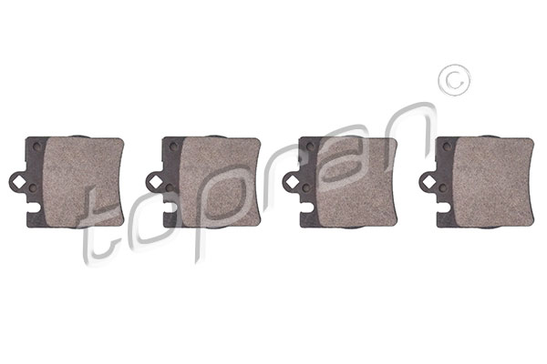 Brake Pad Set, disc brake - 400 947 TOPRAN