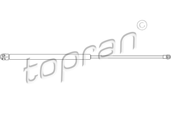 Gas Spring, boot-/cargo area - 112 072 TOPRAN