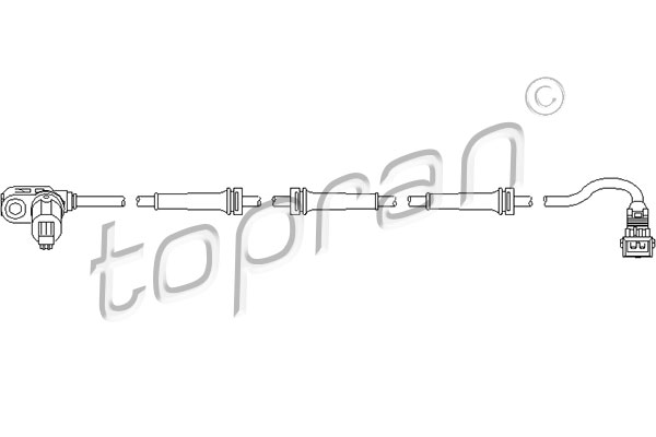 Sensor, wheel speed - 721 607 TOPRAN