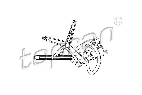 Window Regulator - 501 822 TOPRAN
