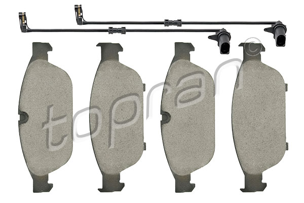 Brake Pad Set, disc brake - 115 101 TOPRAN