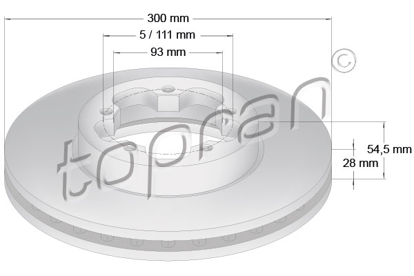 Discofreno - 303 975 TOPRAN
